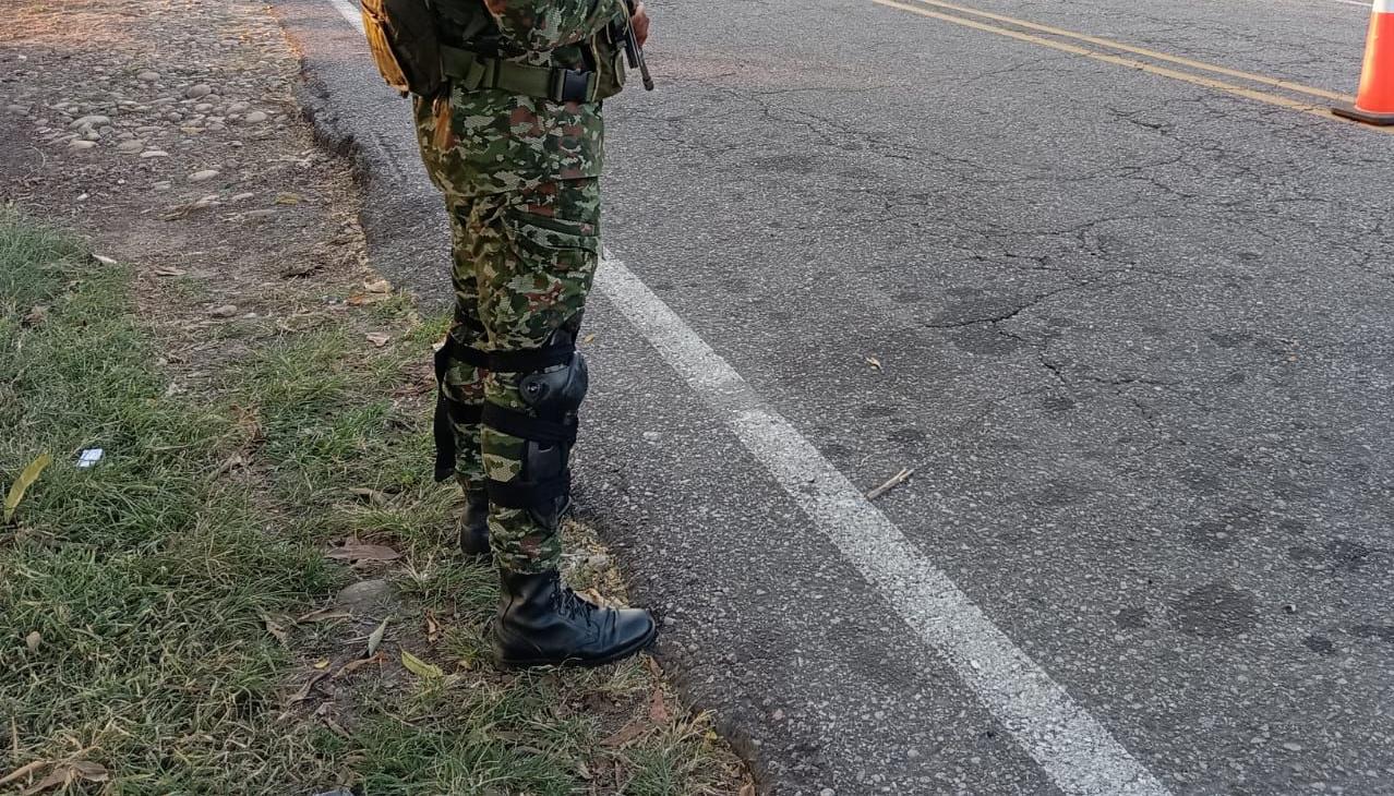 Ejército adelanta operativos en la zona.