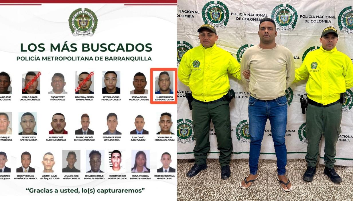 Luis Fernando Lamadrid Ochoa aparecía en el cartel de los más buscados.  