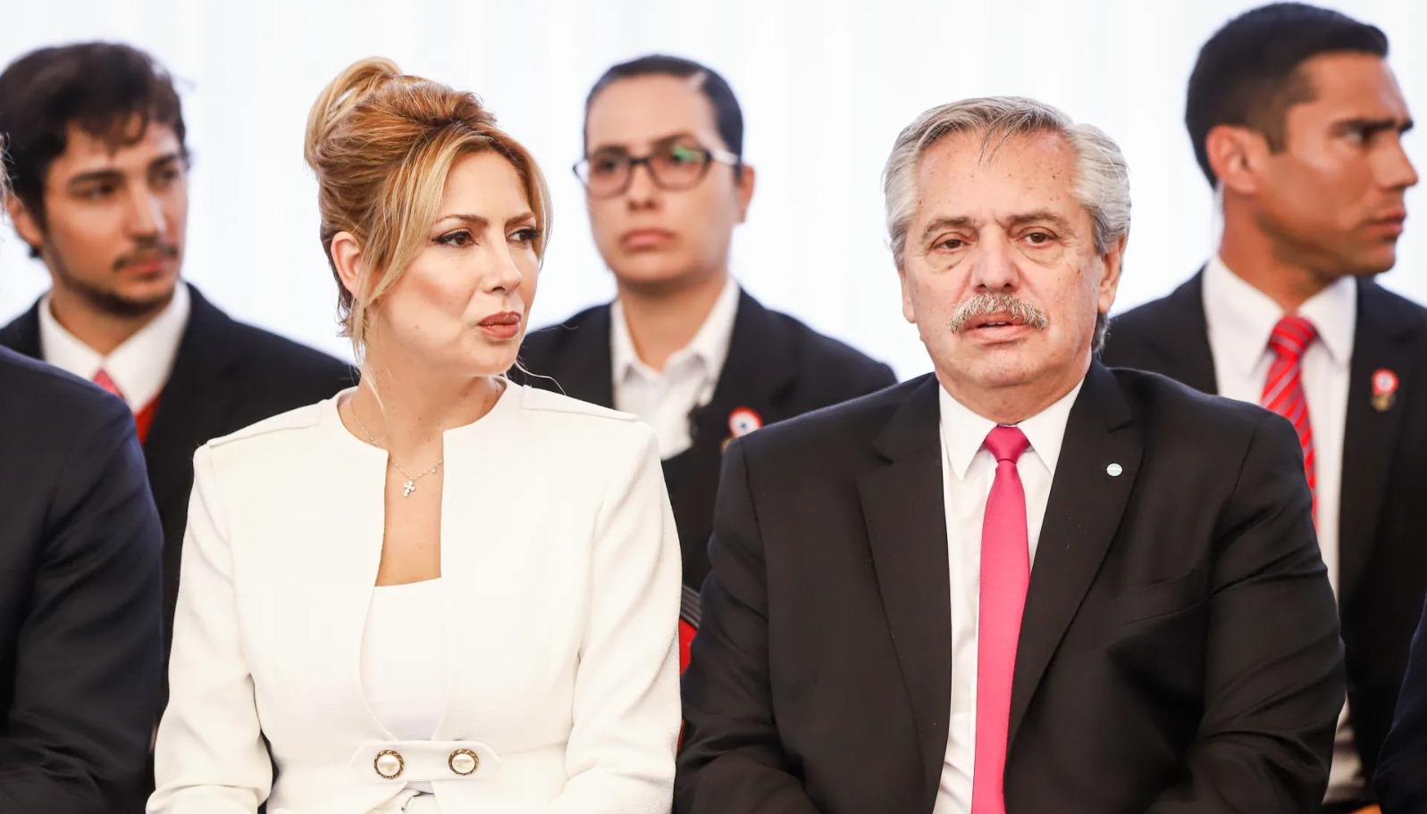 Fabiola Yañez y Alberto Fernández.