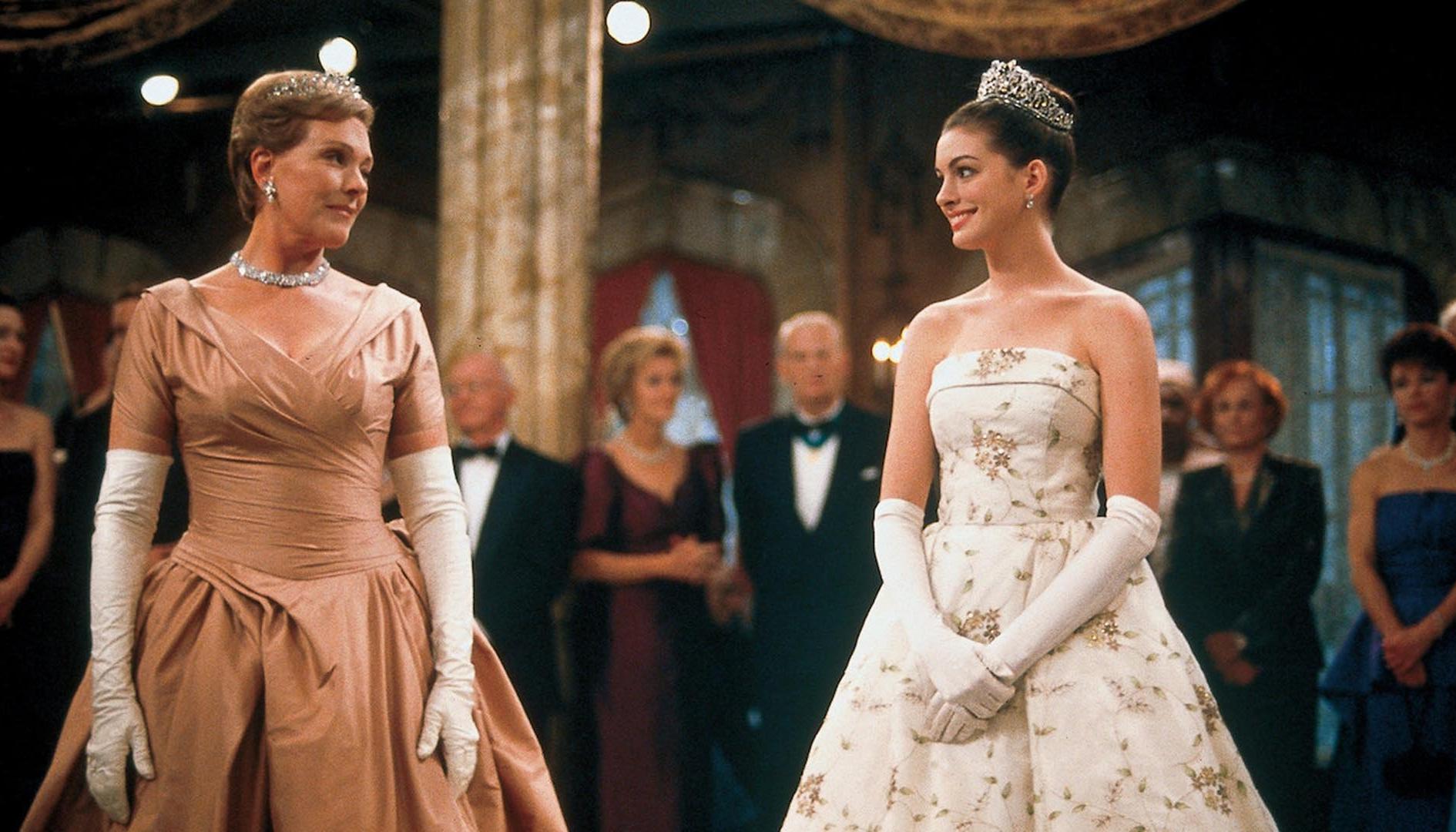 Julie Andrews y Anne Hathaway. 