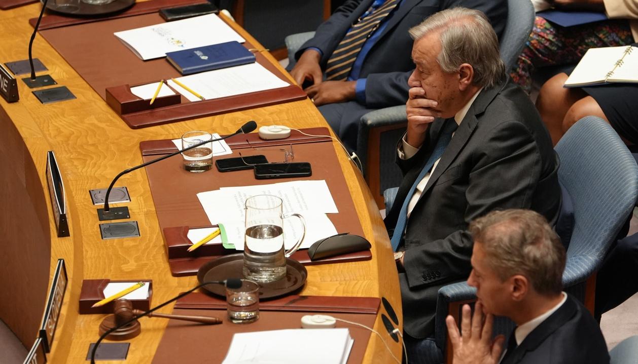 El secretario general de la ONU, António Guterres.