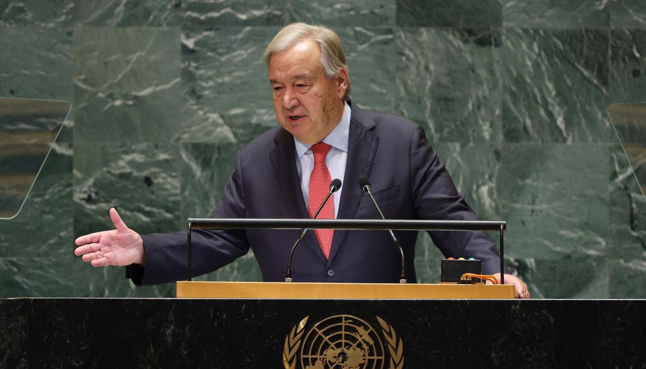 Secretario general de la ONU, António Guterres.