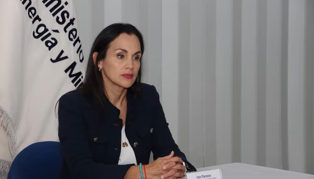  Inés Manzano, ministra de Energía y Minas. 