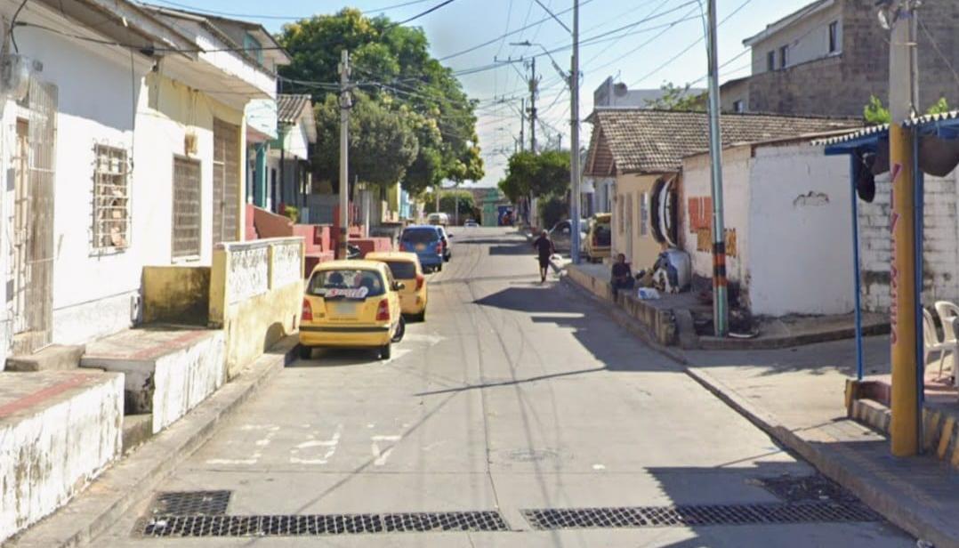 Sector del barrio Chiquinquirá donde ocurrió el crimen. 