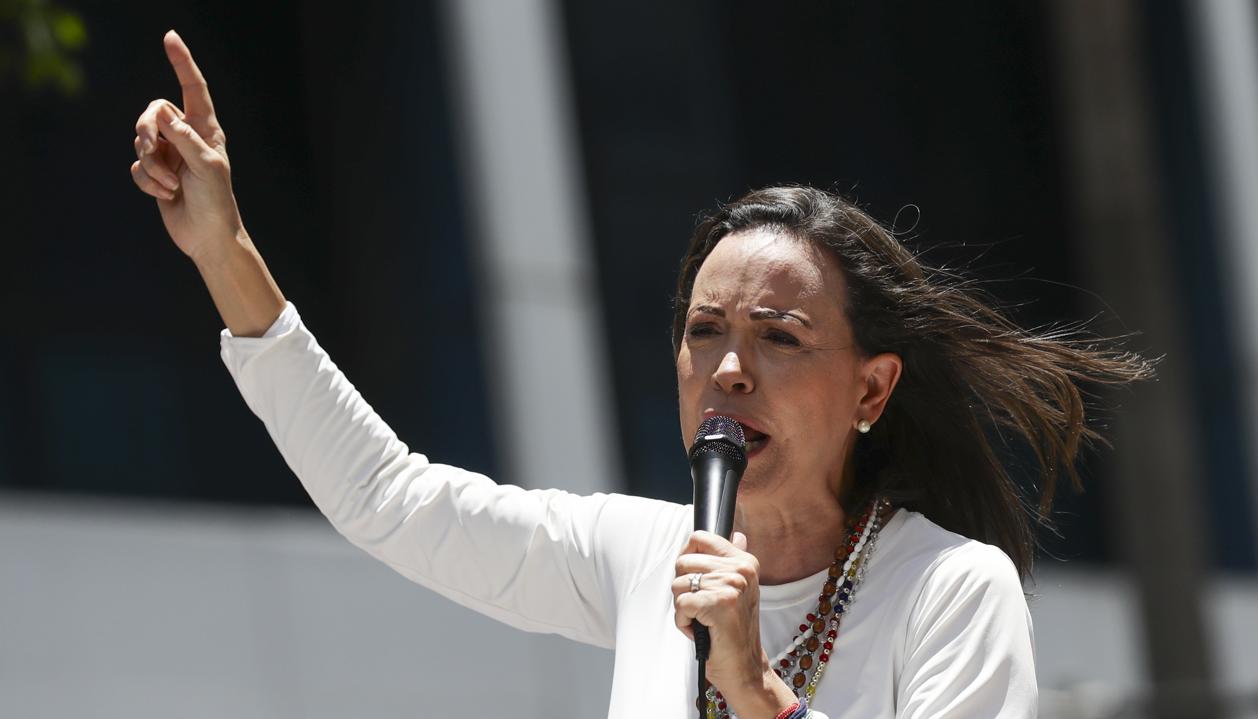 La líder opositora de Venezuela, María Corina Machado.