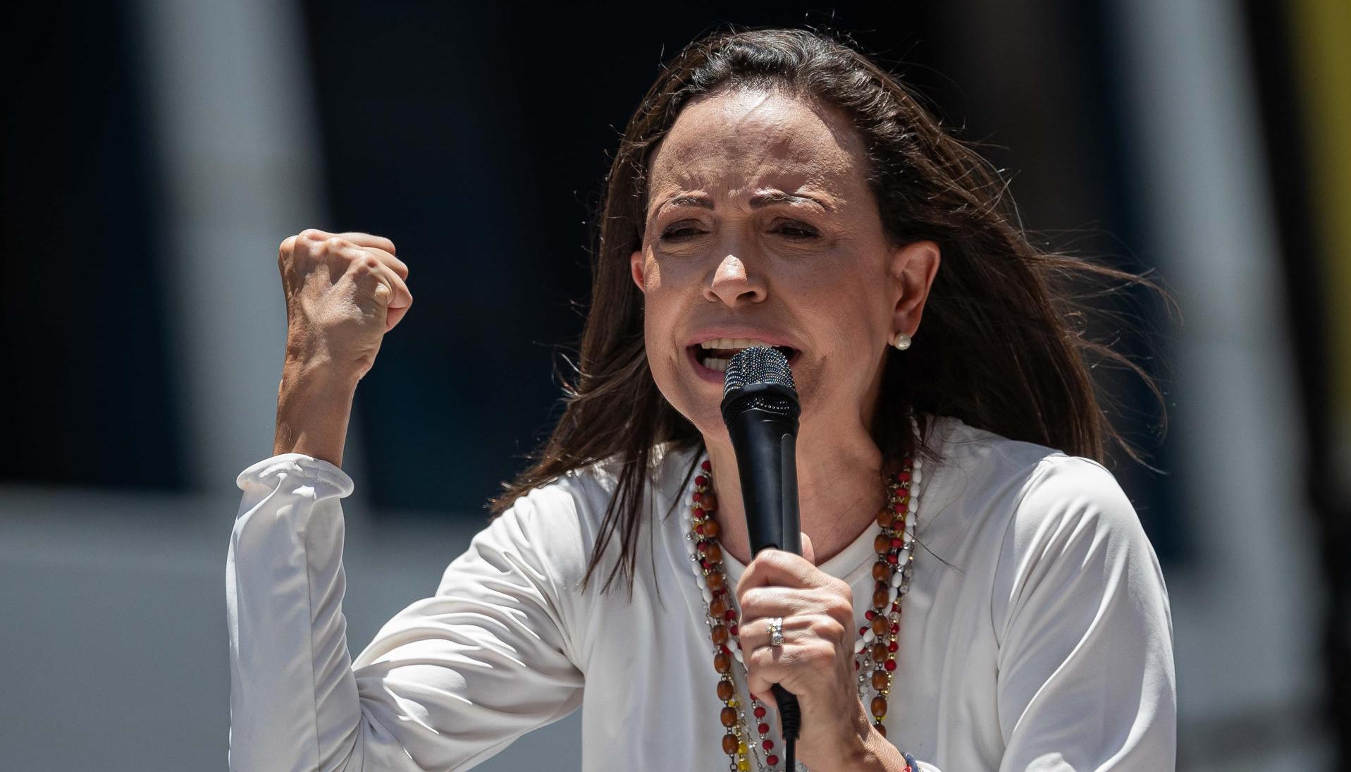 María Corina Machado, líder opositora.