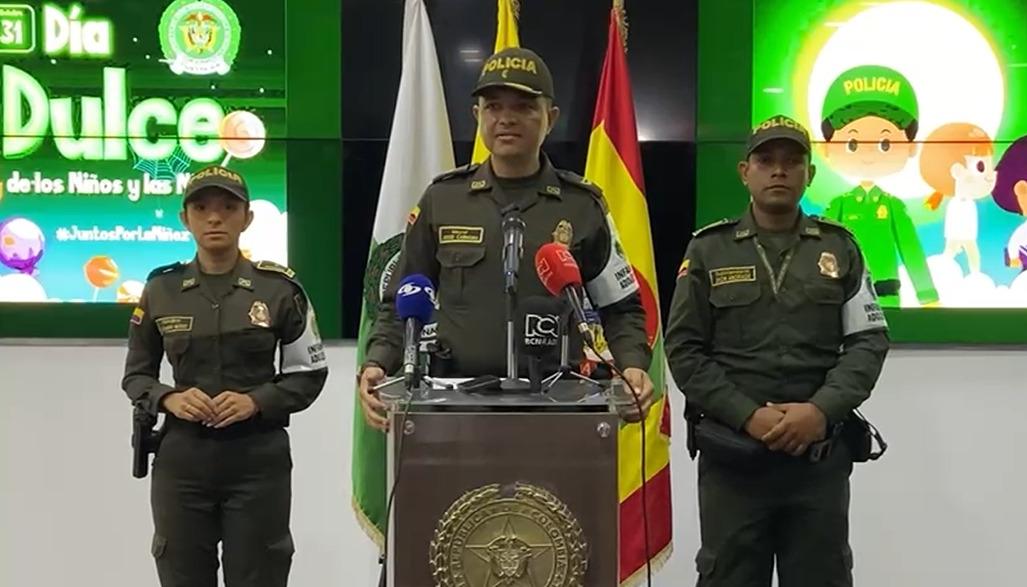 Mayor Jorge Carmona, jefe seccional de Protección y Servicios Especiales de la Mebar.