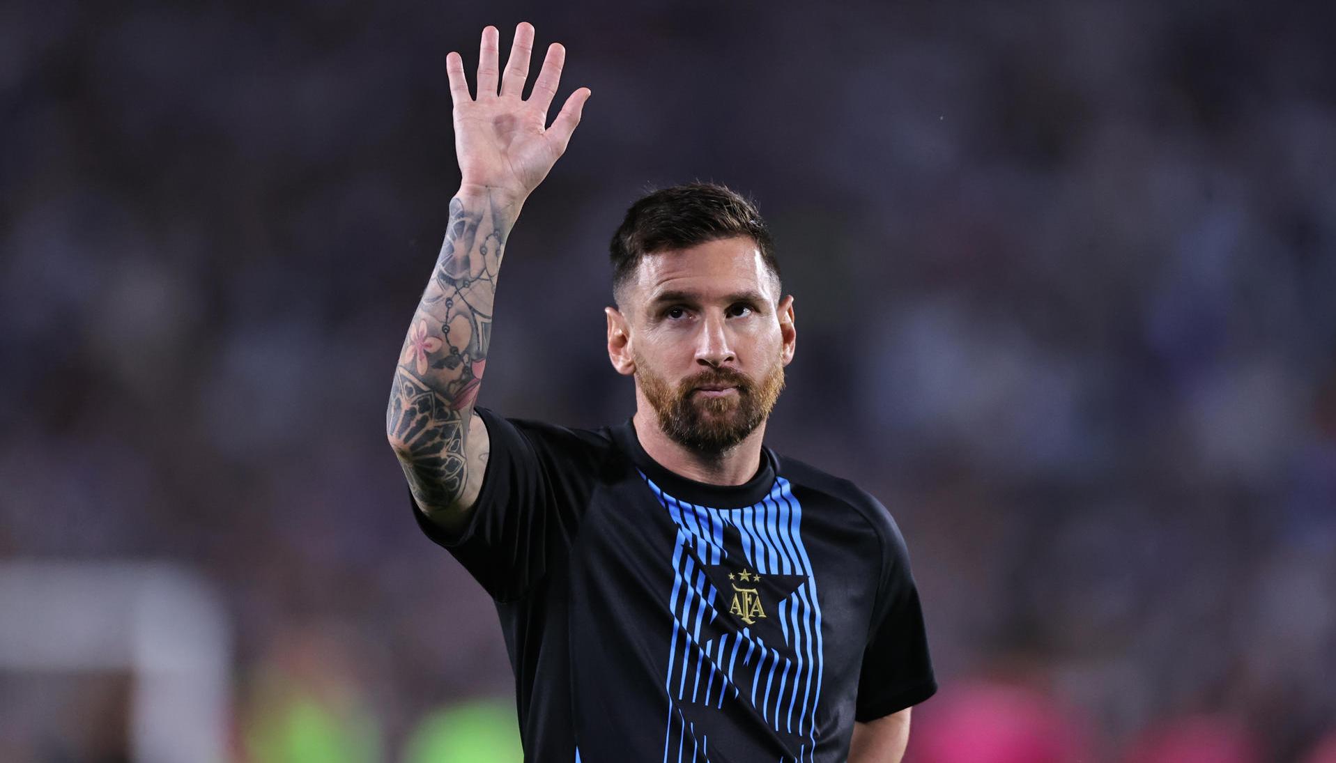 Lionel Messi con la Selección Argentina en la pasada fecha Fifa.