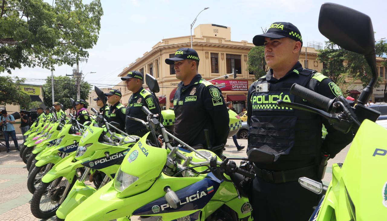 Patrullas de la Policía. 