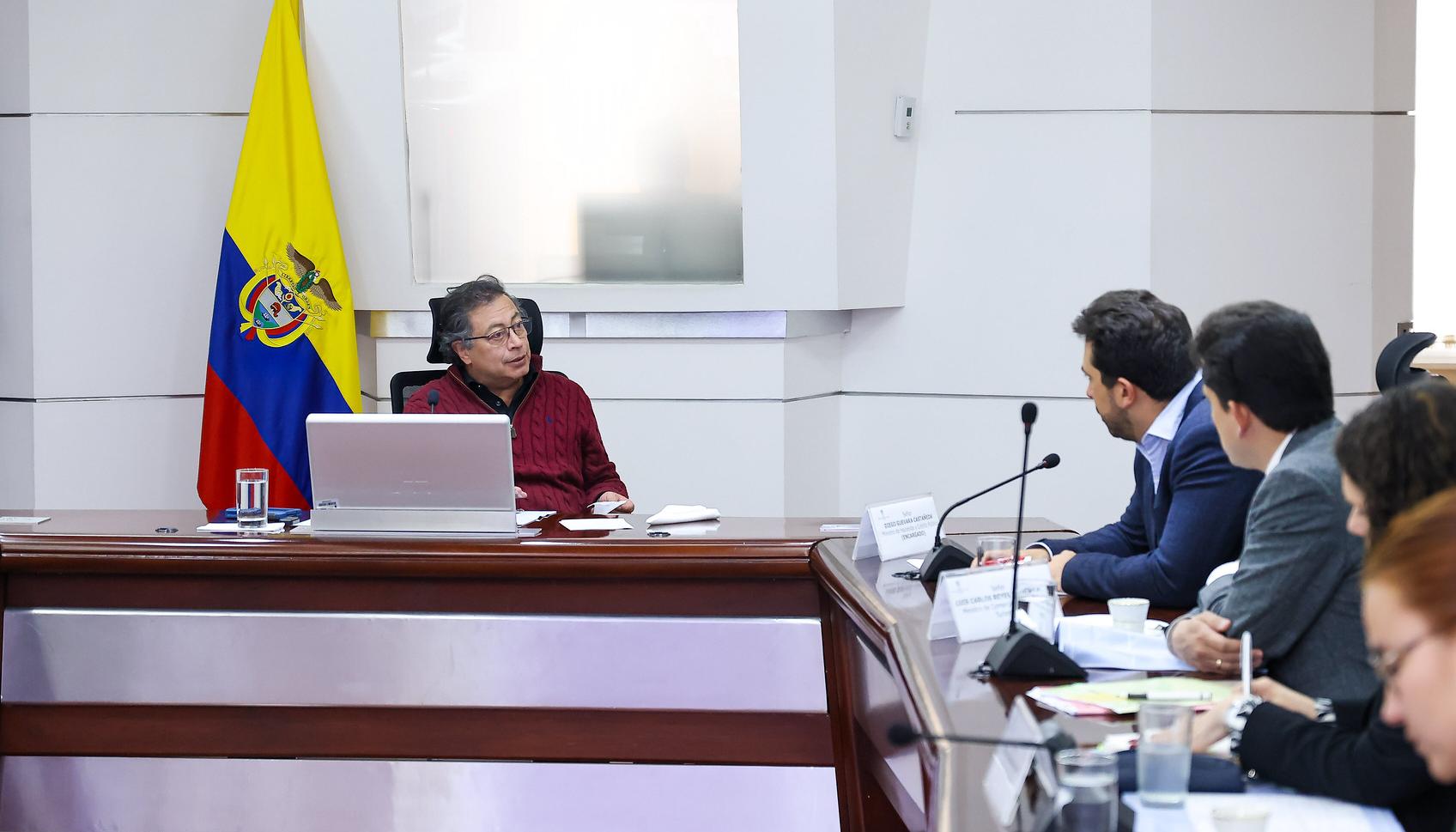 El Presidente Gustavo Petro.