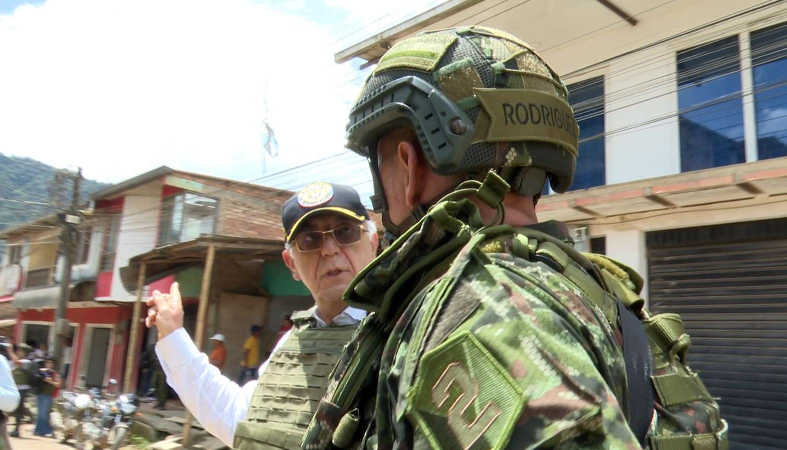 El Ministro de Defensa, Iván Velásquez.