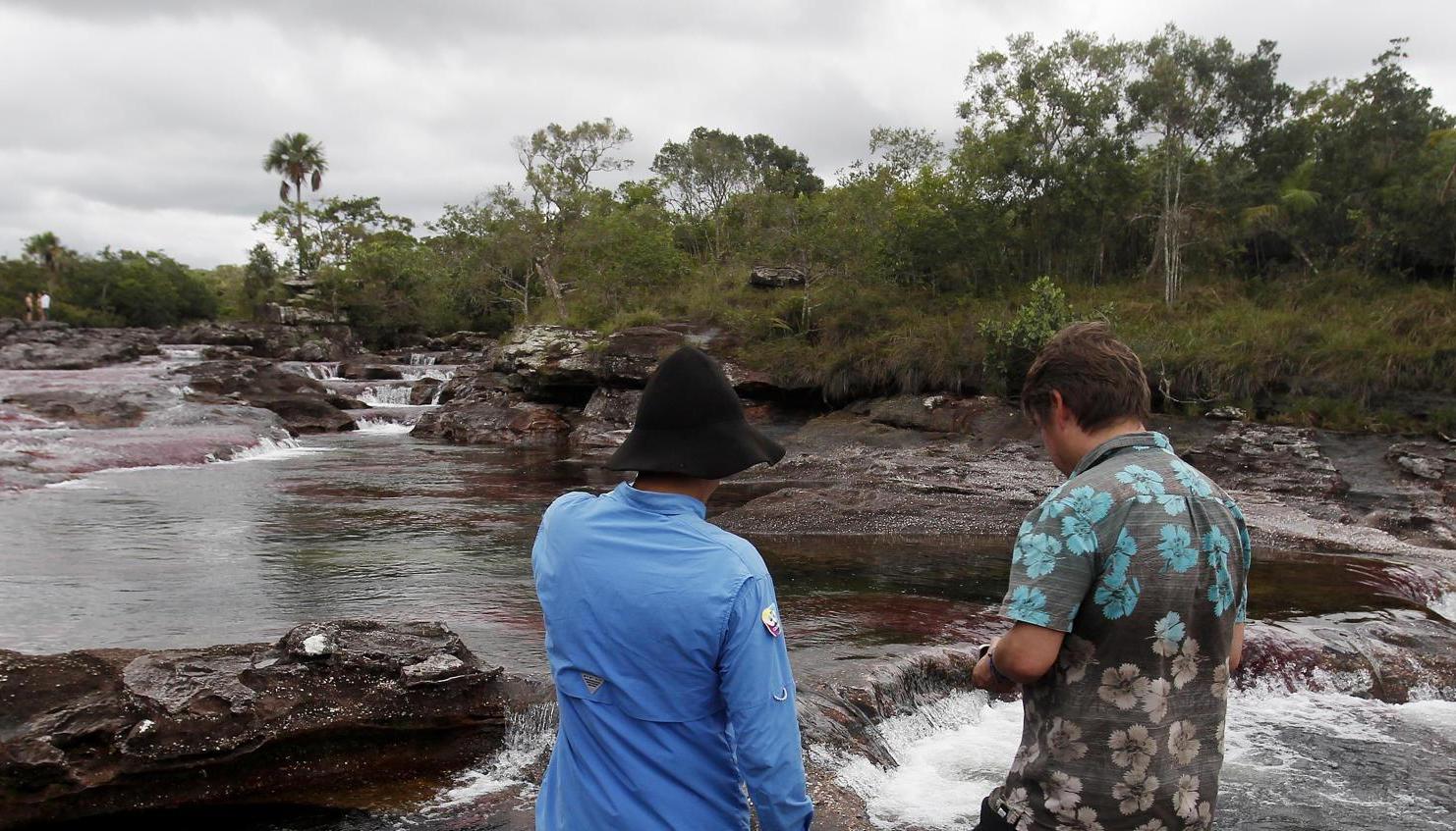 Río de los Siete Colores, en zona rural del Magdalena.