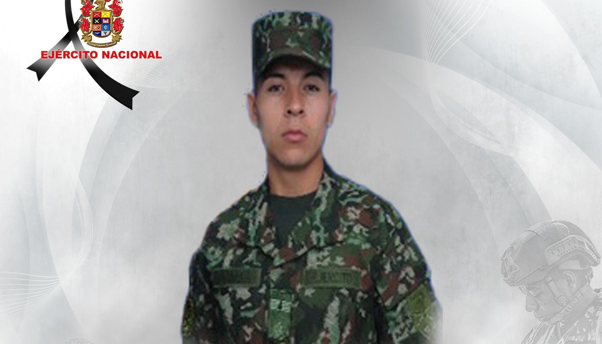 El soldado profesional Ángel Alberto Cerquera García.