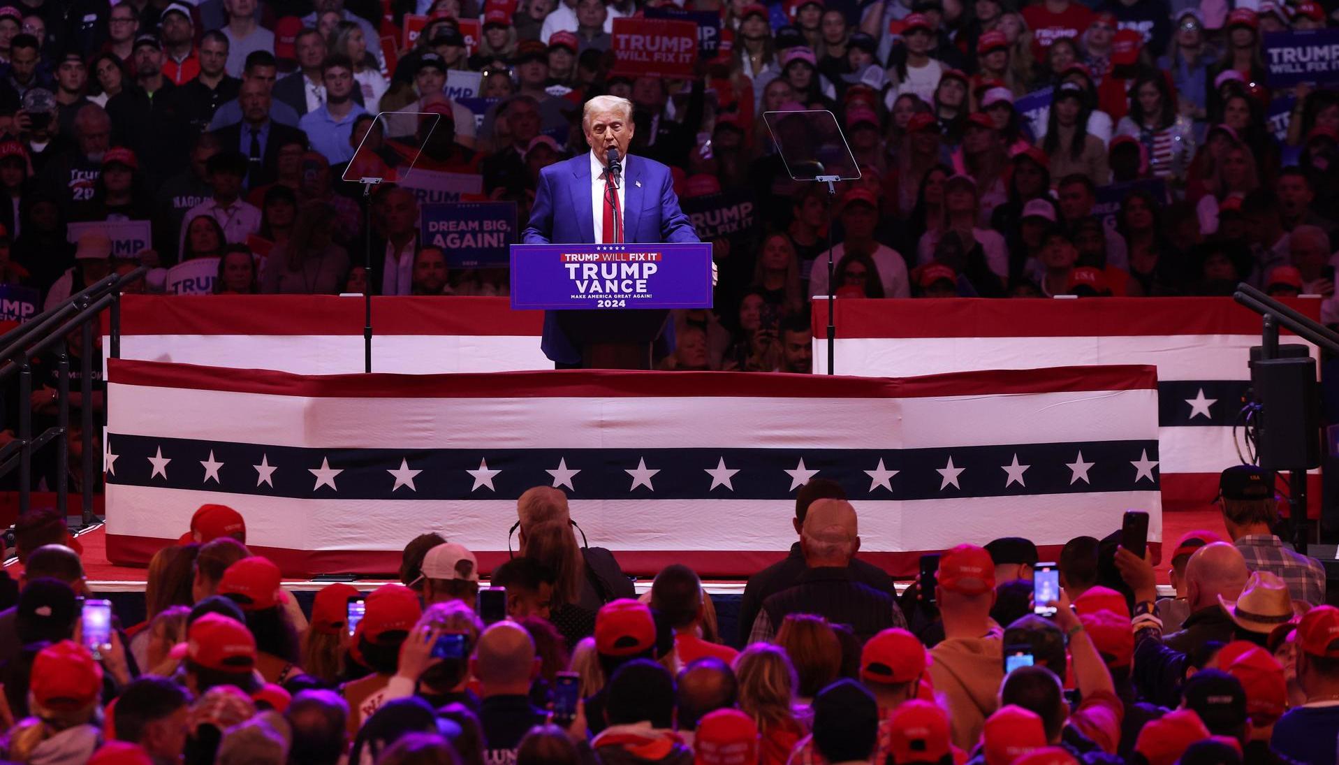 Donald Trump en Nueva York.