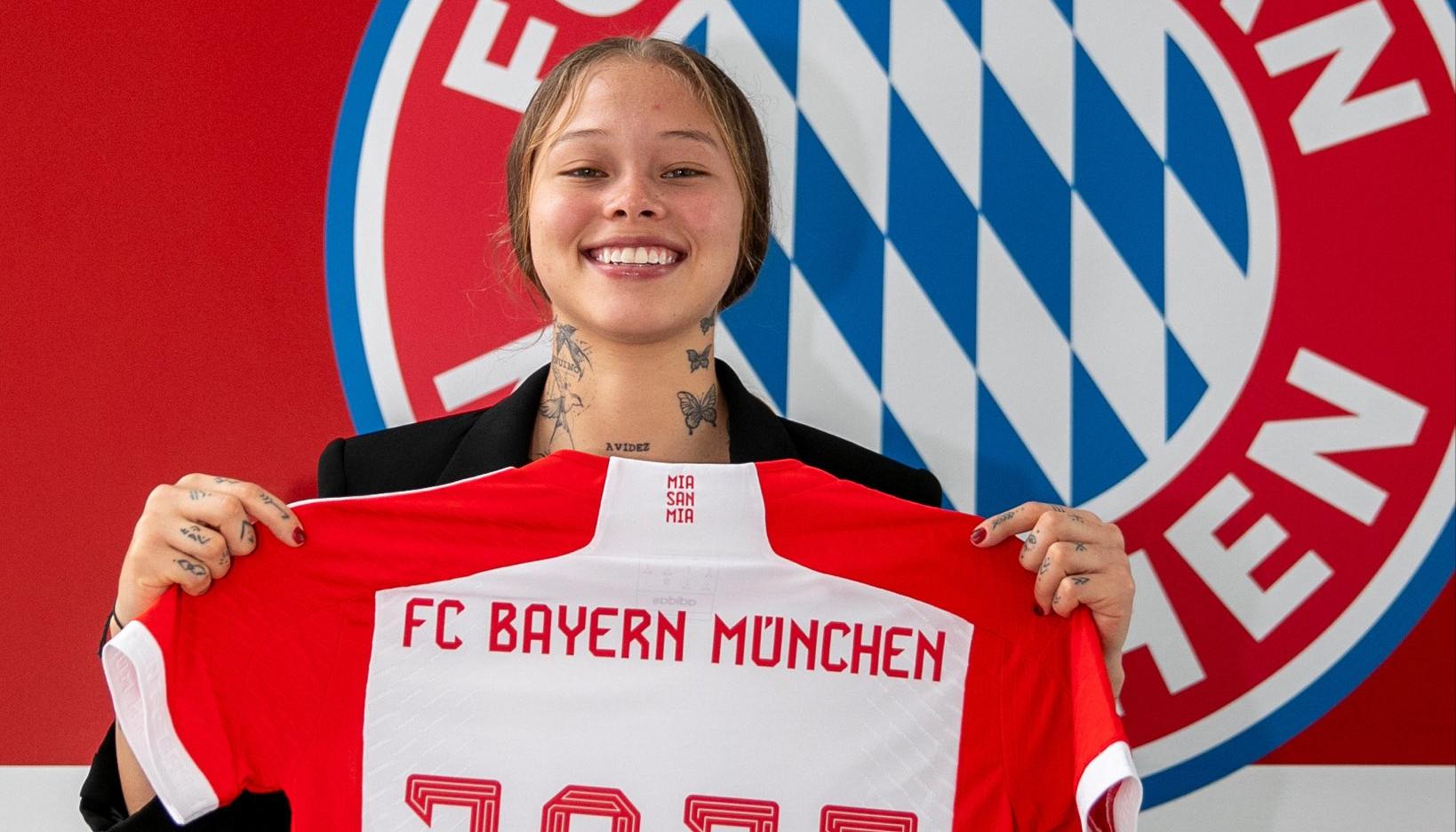 Ana María Guzmán, jugadora del Bayern Múnich.