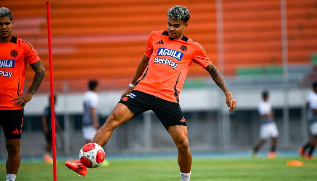 El guajiro Luis Díaz, delantero de la Selección Colombia.