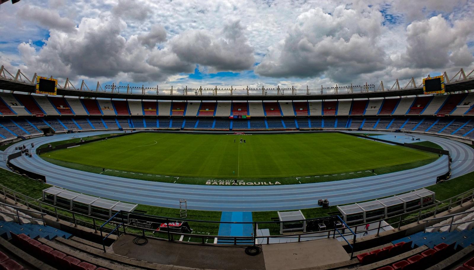 Estadio Metropolitano Roberto Meléndez, escenario hoy del partido Colombia vs. Chile.