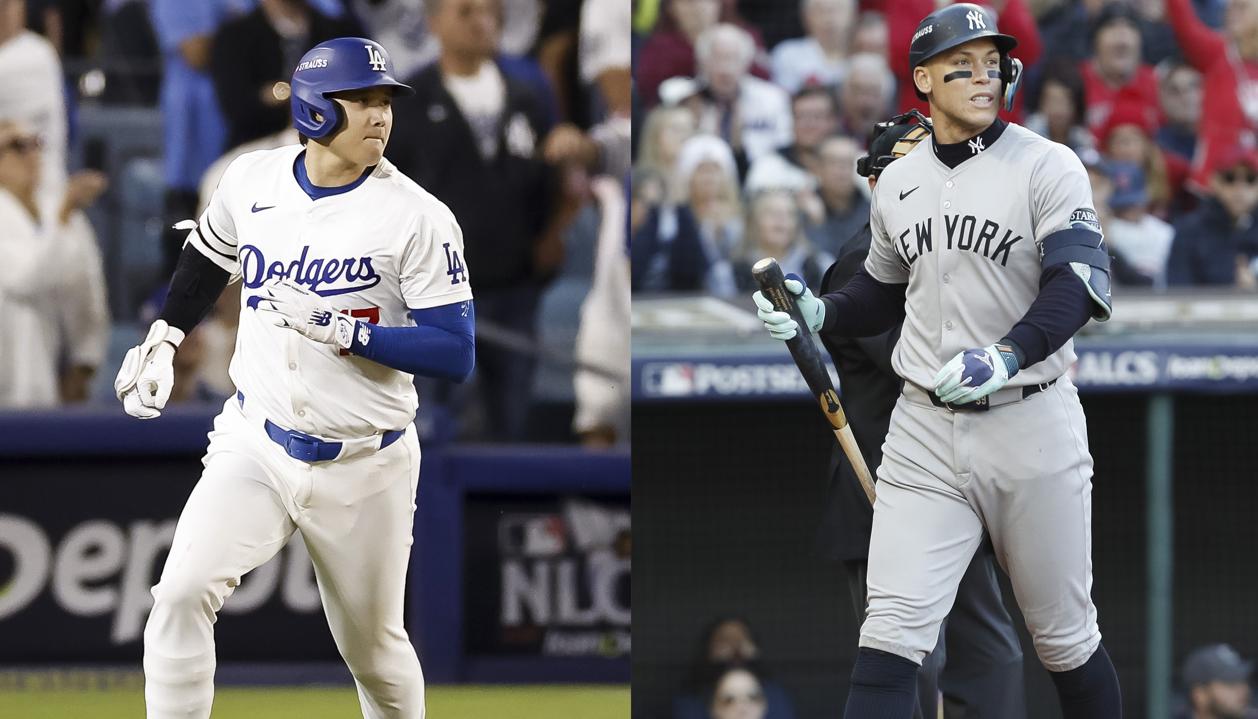 Shohei Ohtani (Dodgers) y Aaron Judge (Yanquis).