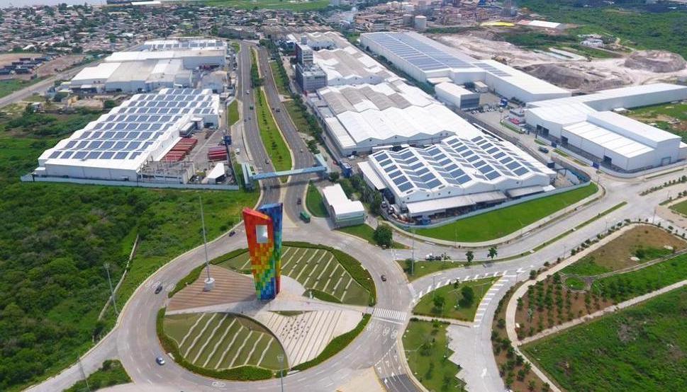 Planta de Tecnoglass en Barranquilla.