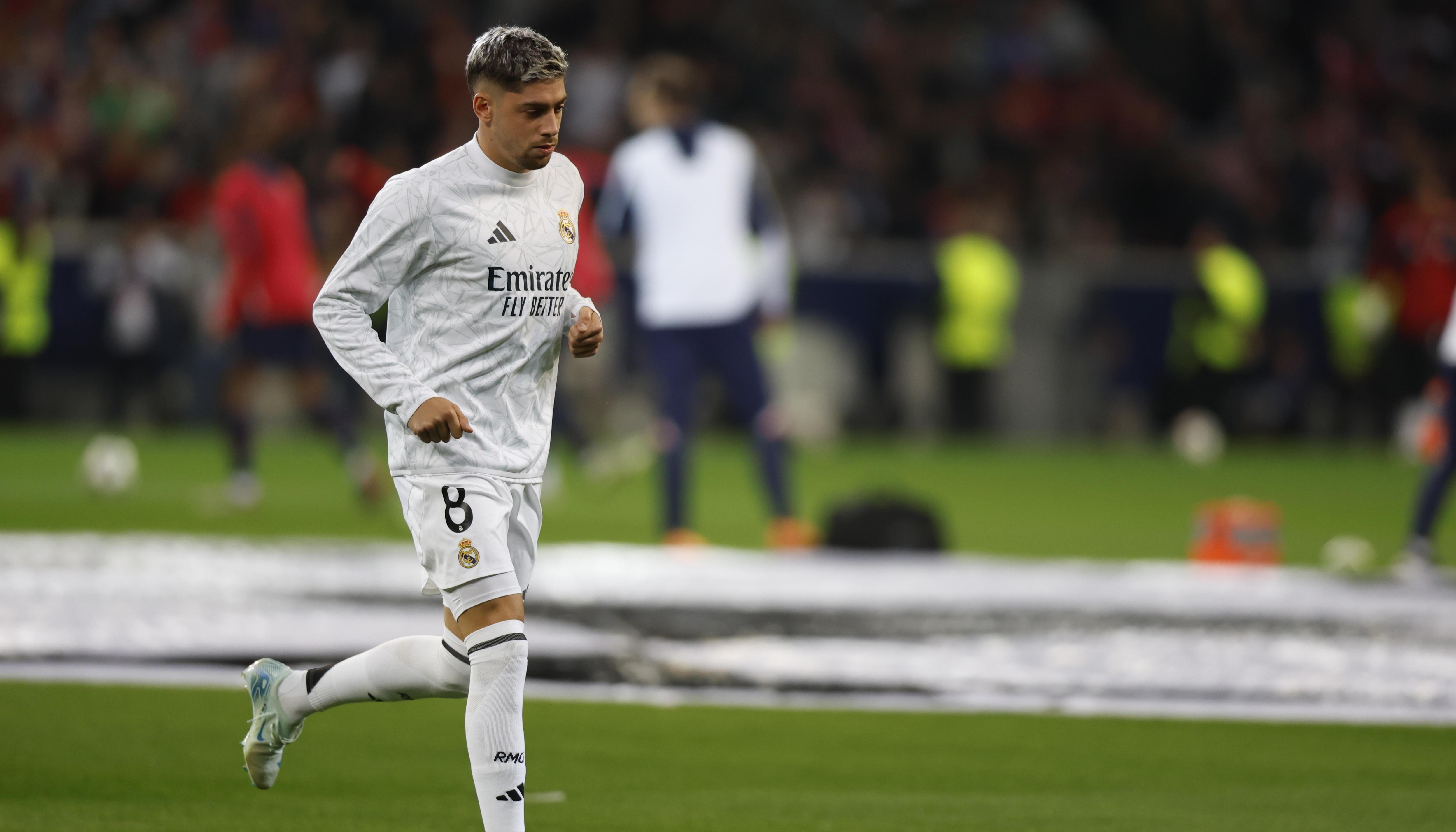 Fede Valverde, jugador del Real Madrid y de la selección uruguaya.