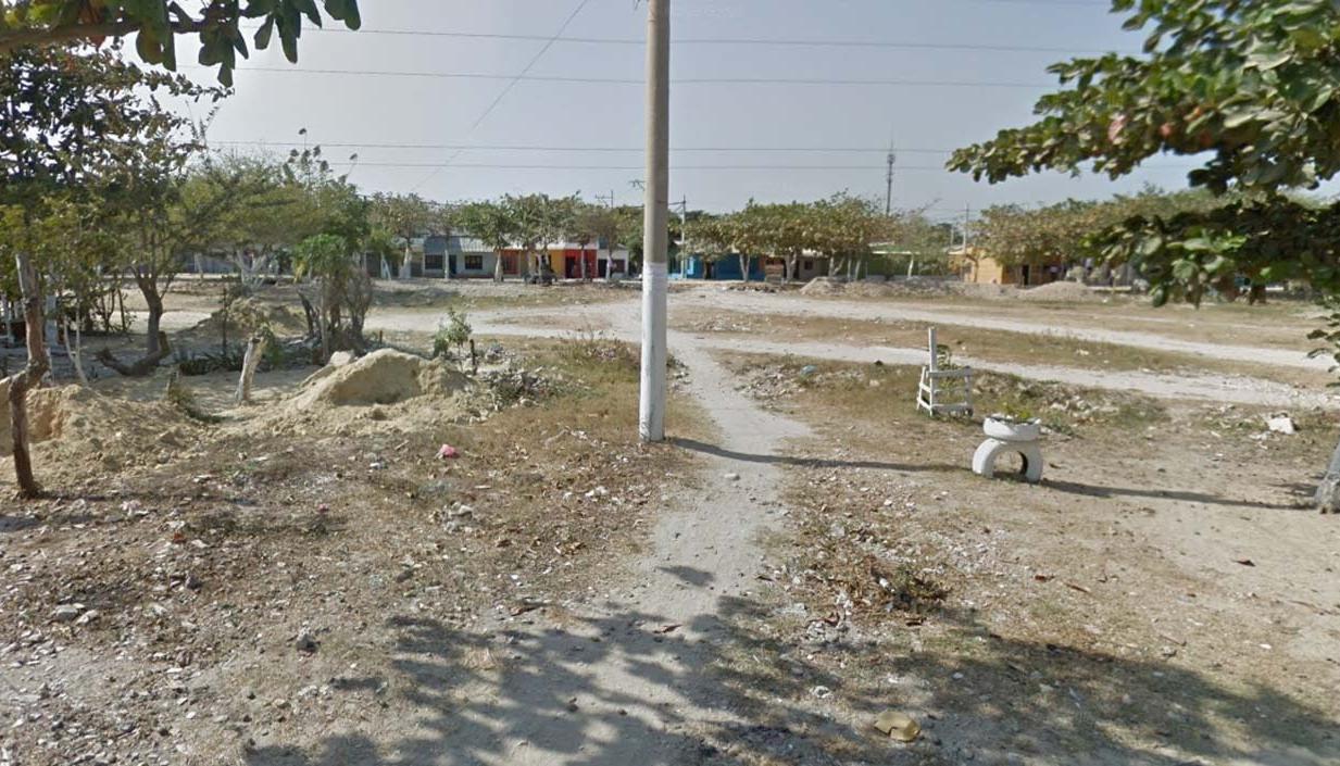 Sector aledaño donde se registró el crimen. 