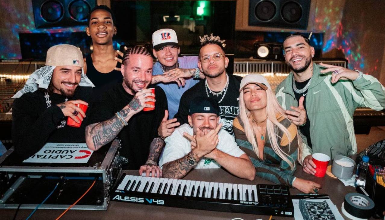 Karol G, Feid, J Balvin, Ryan Castro, Maluma, Blessd y DFZM.