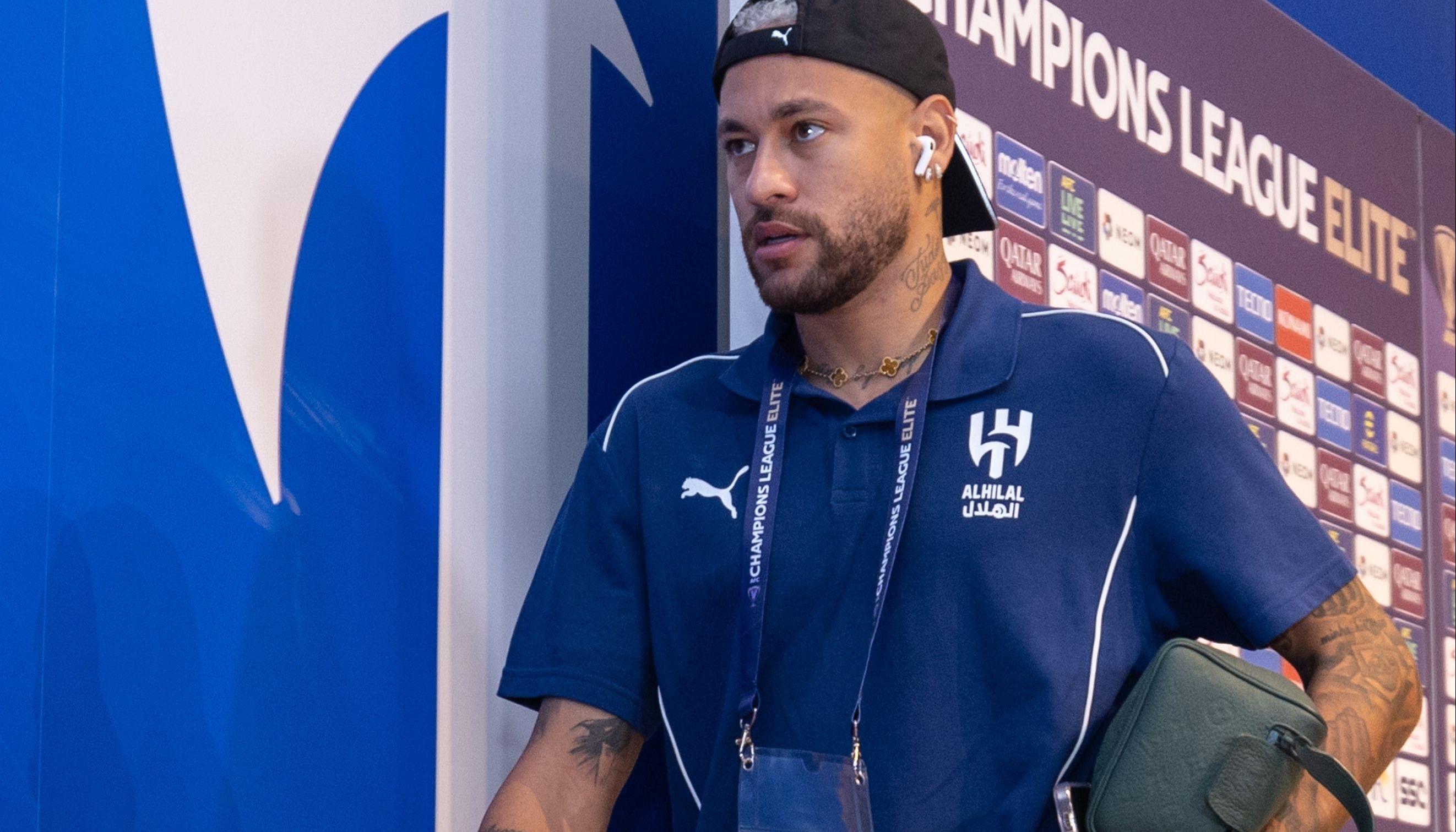 El brasileño Neymar, delantero del Al Hilal. 