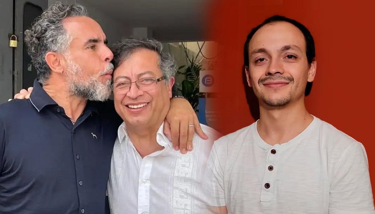 Armando Benedetti, Gustavo Petro y Andrés Petro.