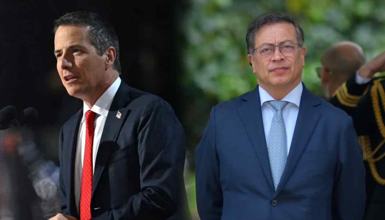 Bernie Moreno y Gustavo Petro.