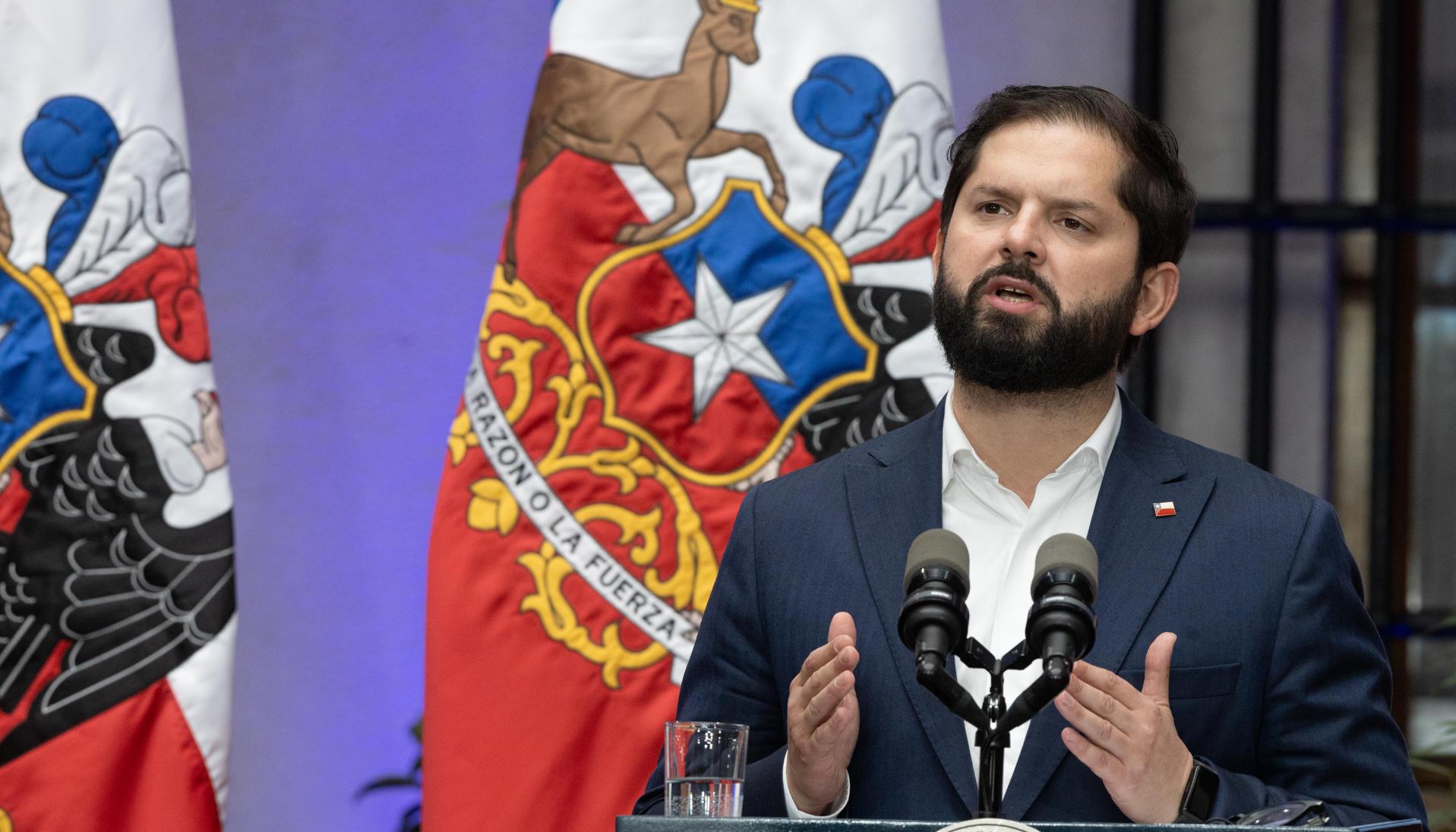 Gabriel Boric, Presidente de Chile.