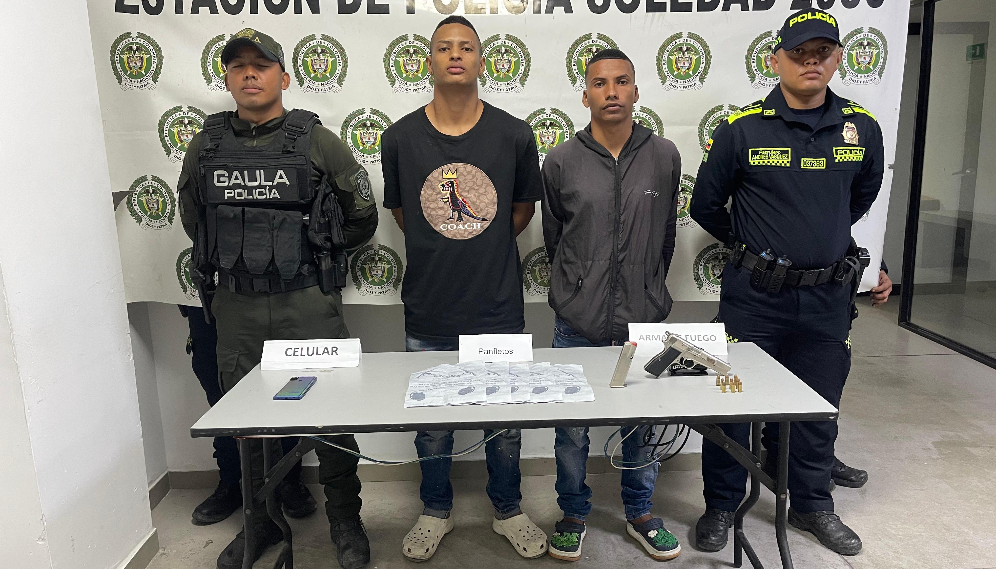 Breiner José Caballero Lozano y Maifren Carranza Moreno.