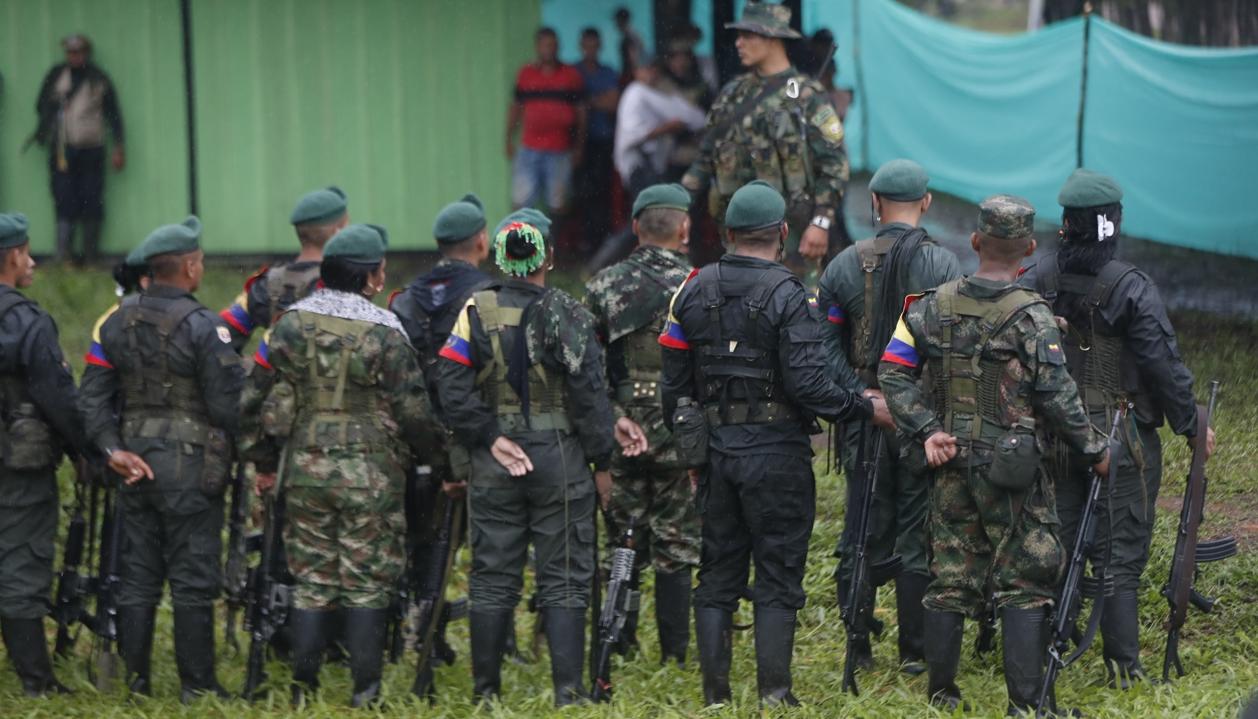 Comandantes guerrilleros de la disidencia de las FARC