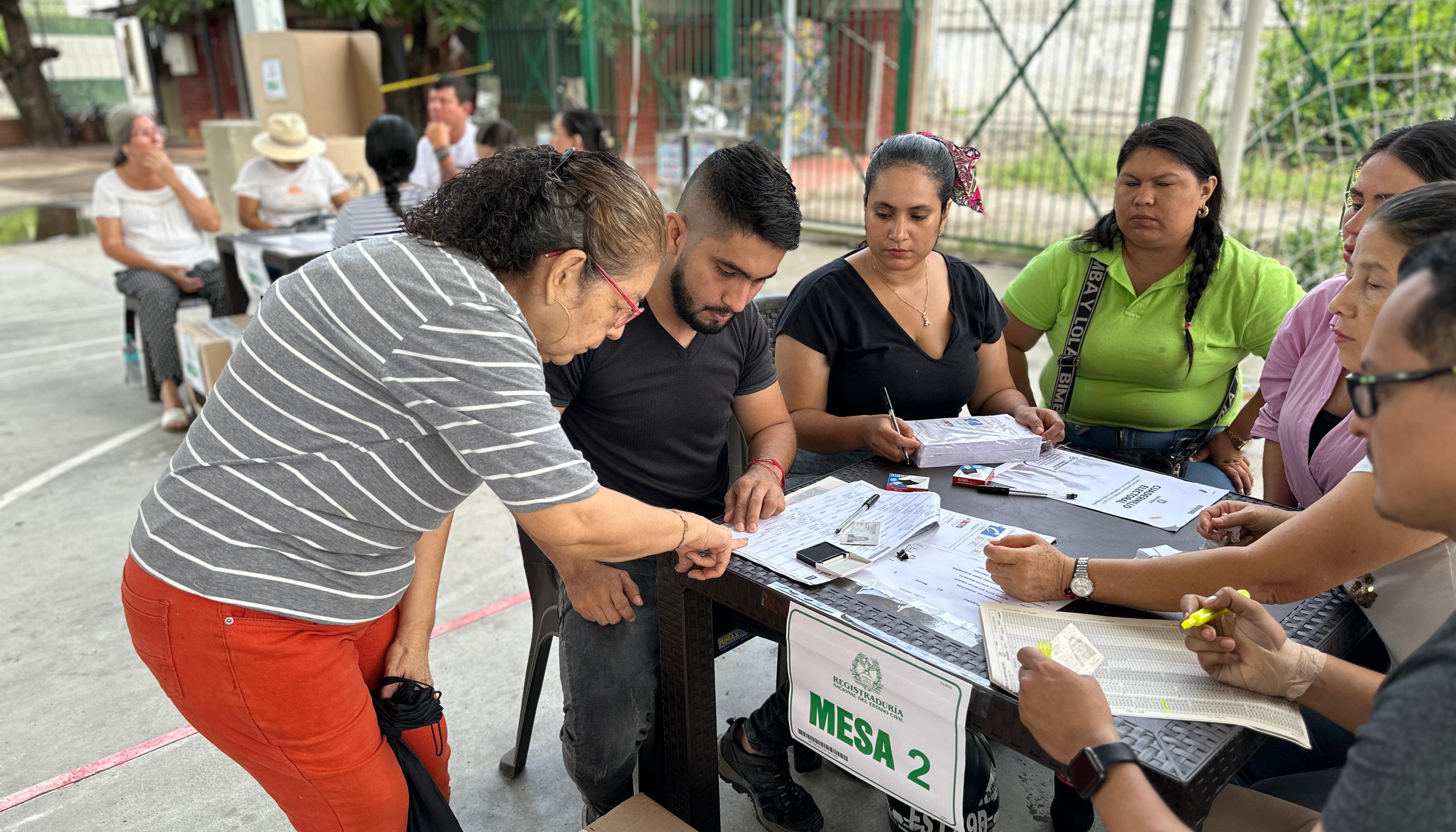 Imagen de los comicios.