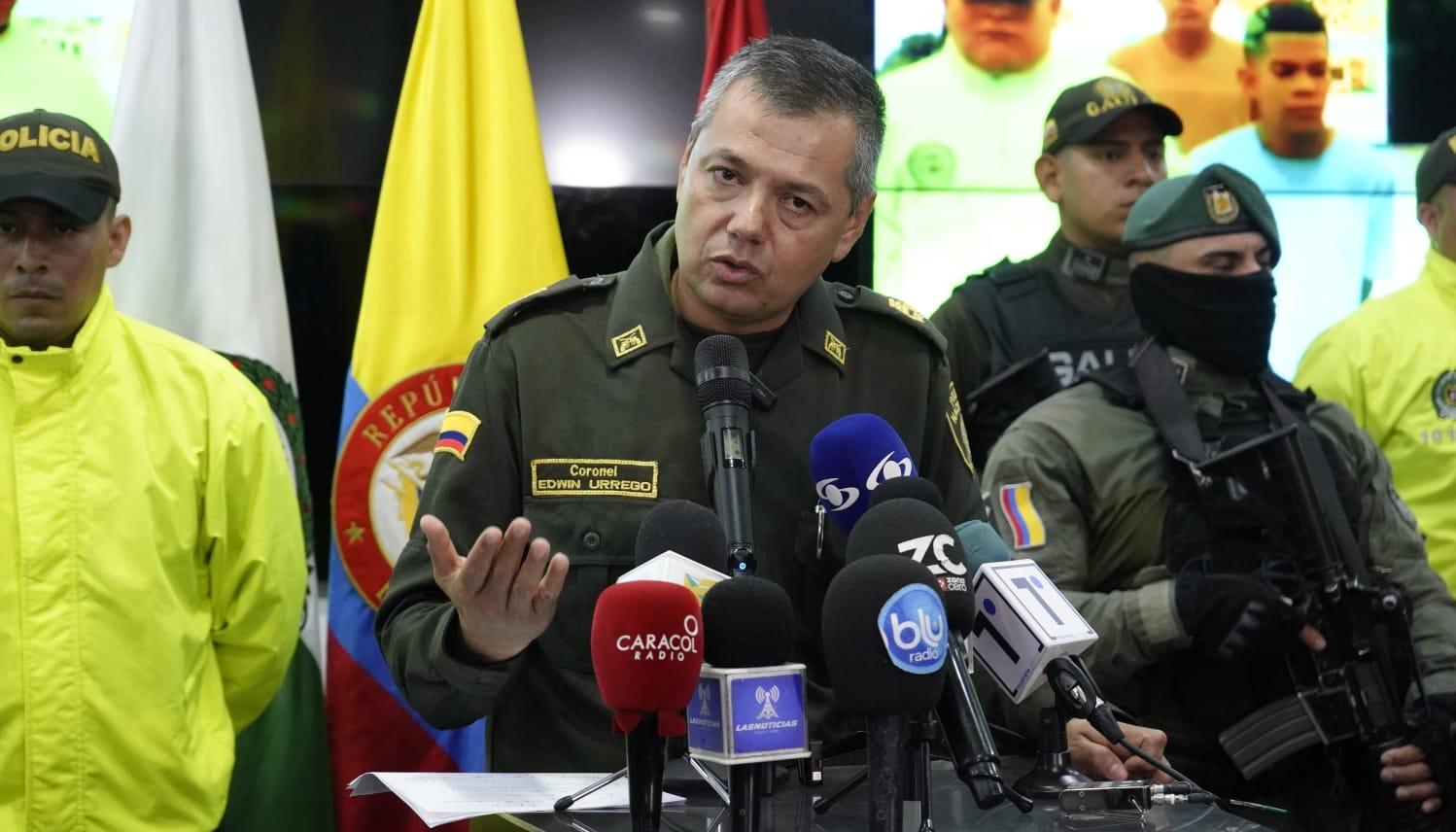 Coronel Edwin Urrego, Comandante de la Policía Metropolitana de Barranquilla.