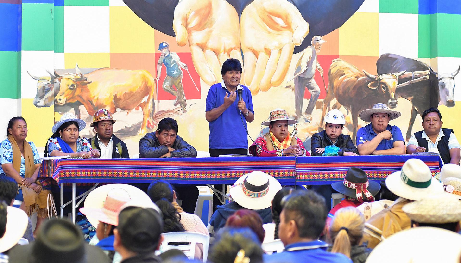 Evo Morales.