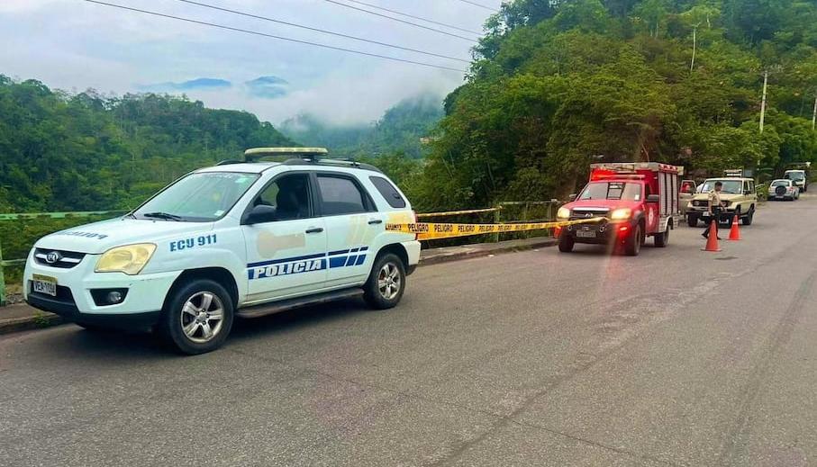 Lugar del accidente. 