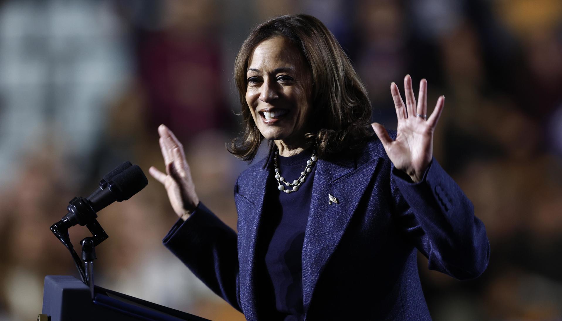 Kamala Harris, candidata demócrata.