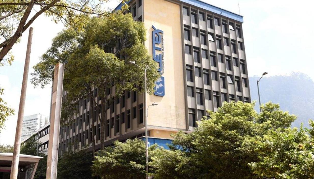 Fachada del Icetex, en Bogotá. 