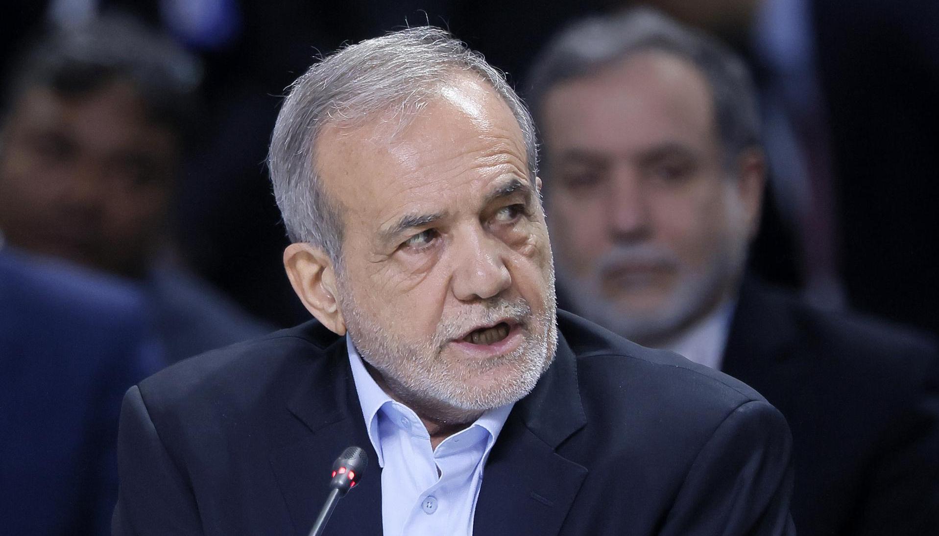 El Presidente de Irán, Masud Pezeshkian.