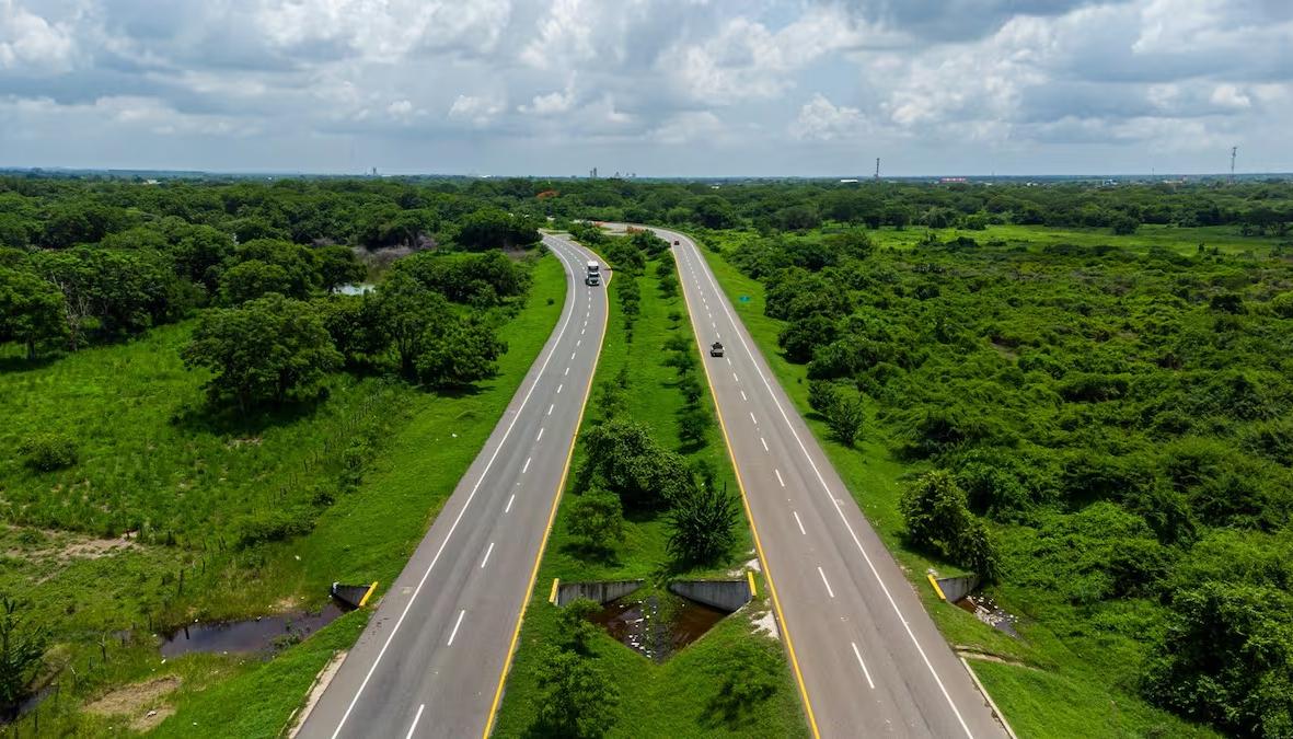 Imagen de la Cordialidad, vía Barranquilla-Cartagena.