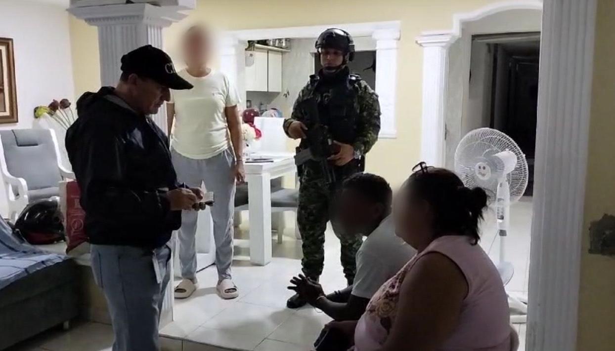 Liberación de hombre en Santa Marta.