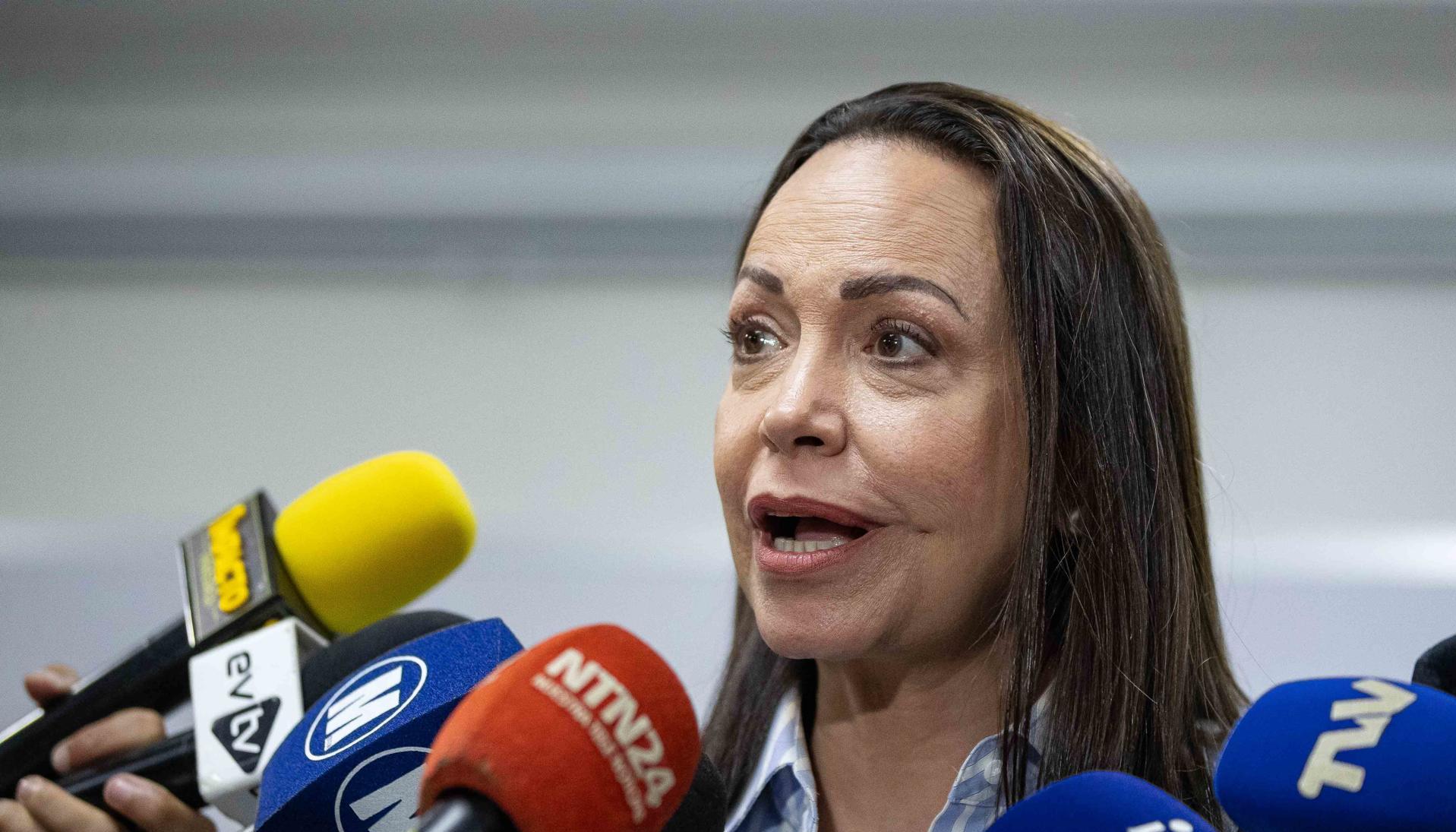 María Corina Machado, líder opositora venezolana.