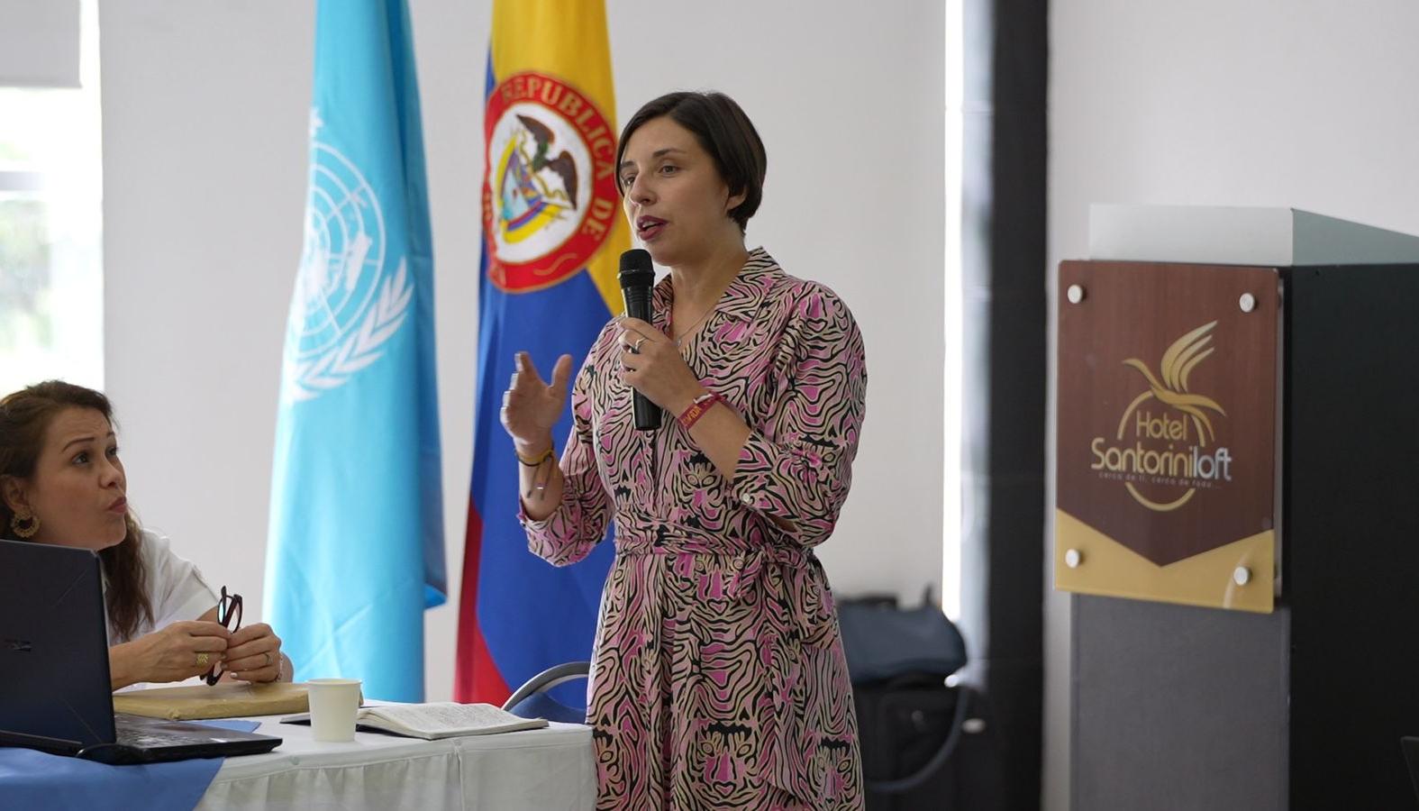 Martha Carvajalino, Ministra de Agricultura. 