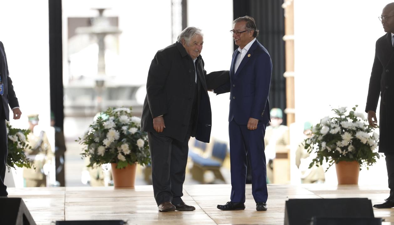 José 'Pepe' Mujica y Gustavo Petro.