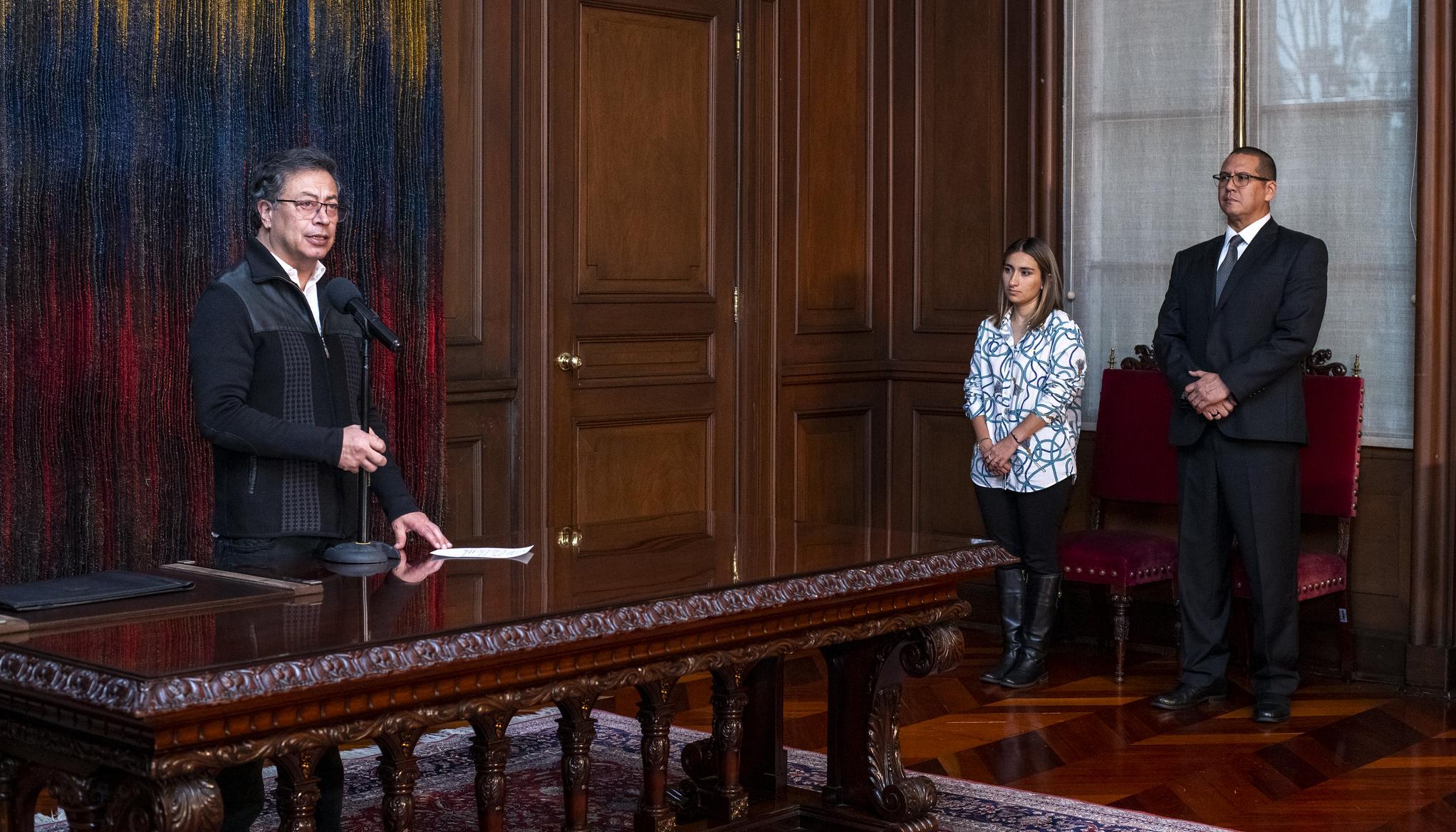 Posesión del nuevo Superintendente de Salud, Helver Guivianni Rubiano García.