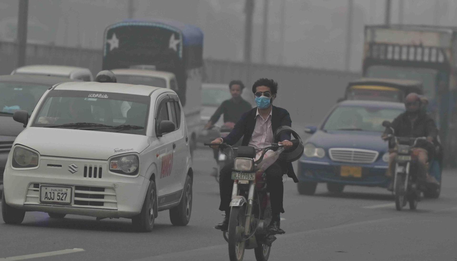 Esmog en Lahore.