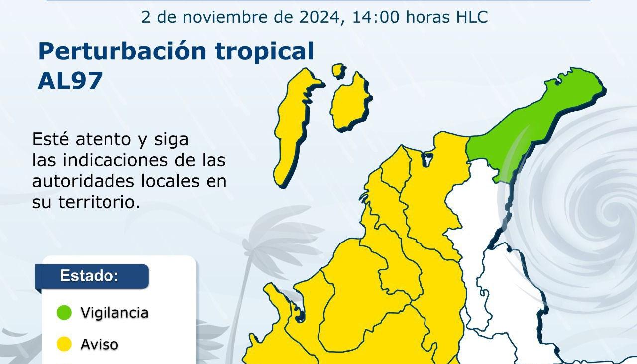 Vigilancia especial del Ideam y otros organismos en la Región Caribe. 