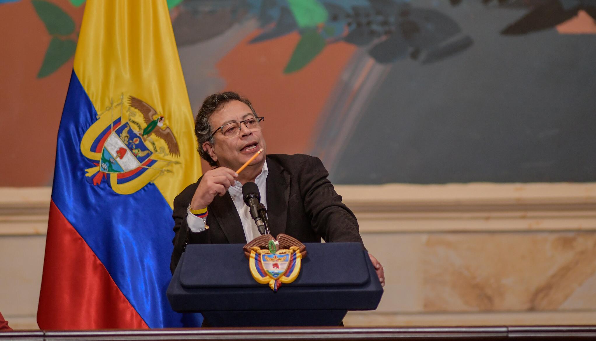 El Presidente Gustavo Petro.