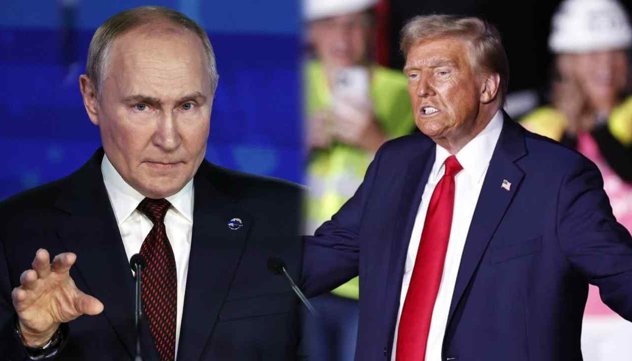 Vladimir Putin y Donald Trump.