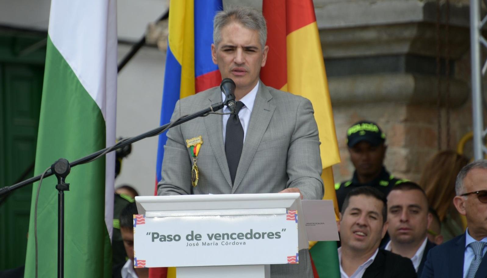 Andrés Julián Rendón, Gobernador de Antioquia.